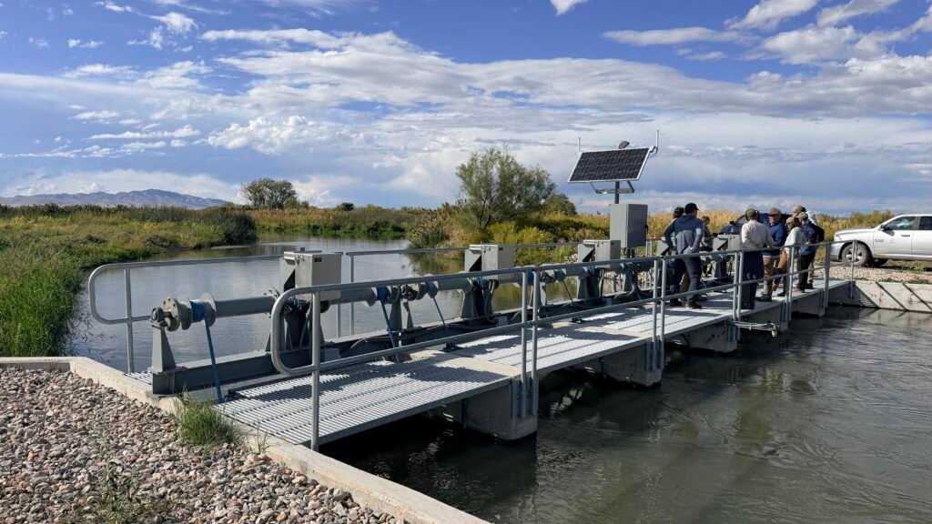 Burnham Dam and new solar powered dam